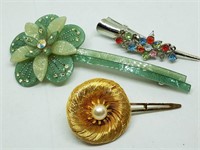 Lady Ellca and Paris Hair Clips (lot of 3)