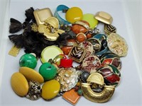 Selection of Unsigned Modern Clip Earrings