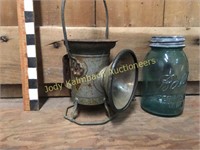 Vintage Delta miners lamp