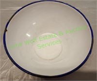 Small White Porcelain Enamel Bowl