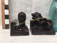 pair of Lion Bookends