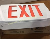 Two exit signs  never used