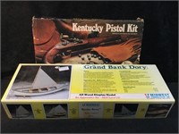 Kentucky Pistol Kit & The Grand Bank Dory all