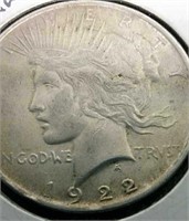 1922 Peace Silver Dollar