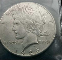 1926 Peace Silver Dollar