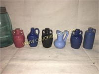 6 UHL pottery miniatures