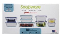 Snapware Total Solutions Pyrex Glass (18pcs)