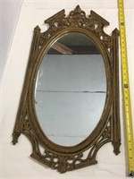 Ornate vintage mirror.
