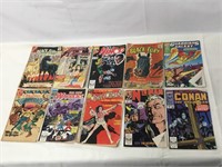 Lot of 10 vintage comics.