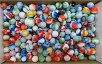 Collection of Vintage Akro Agate Marbles
