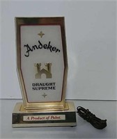 Andeker Product of Pabst lighted display