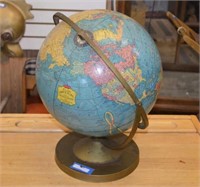 Vtg Crams Imperial 12 Inch World Globe
