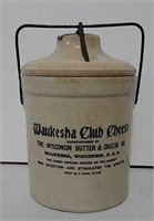 Waukesha Club cheese crock