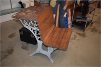 Antique Peabody-Stiggleman Iron School Desk