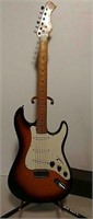Harmony electric guitar with case