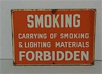SSP No Smoking sign
