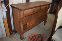 Antique Oak Dresser w/ Dovetailed Drawers -