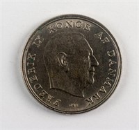 1961 Denmark 5 Kroner Copper-Nickel Coin KM-853.1
