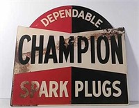 SST Champion Spark Plugs sign