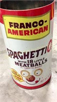 Vintage Spaghetti O's tin