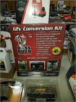 12v conversion kit for Boss Buck deer feeder