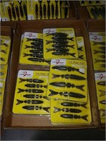 Assorted packages of black magic shad