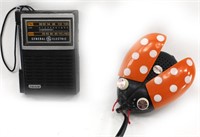 2 radios  Ladybug and transistor