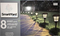 SMART YARD $95 RETAIL LED SOLAR PATHWAY LIGHTS