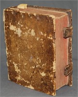 1758 GERMAN, 1ST ED., BOOK OF SERMONS