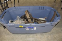 TUB WITH TOOL BELTS AND ECT