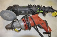 MILWAUKEE 1/2" DRILL AND PS7000 BUFFER