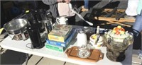 CONTENTS OF TABLE COFFEE POT, COOKING