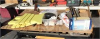 WORK TABLE, YELLOW FISH TABLE, TILE CUTTER,