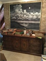 HUGE LOT WITH LARGE PICTURE, DRESSER, 6 TRAYS