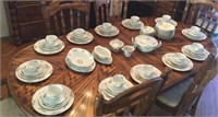 12 PLACE HARMONY HOUSE CHINA WITH SERVING PIECES