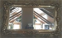 BEVELED GLASS MIRROR 35" X 59"