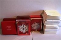 2000 -2013 Annual Lennox Snowflake Xmas Ornaments