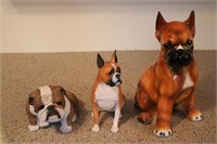 Dog statues