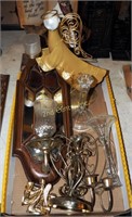 Vtg Assorted Candle Sticks Holder Box