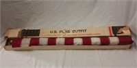 Old 3 X 5 U.S. Flag Kit