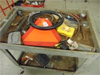 ROLLING UTILITY CART & CONTENTS