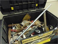 STANLEY TOOL BOX - 1/2" EXTENTION, SOCKETS, ETC.