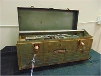 CRAFTSMAN TOOL BOX WITH DRILL BITS