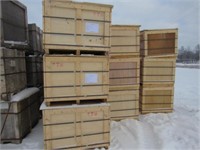 3 Shipping Crates Wood