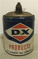 DX Products oil can