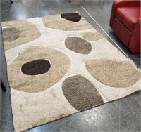 AREA RUG BEIGE AND TANS