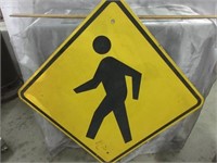 3' Crosswalk Sign -Metal