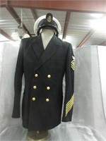 Navy Jacket & Hat -Soiled / Worn