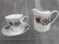 Teacup, Saucer & Creamer - China