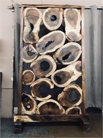 Oversized 83 x 43 Rustic Wood Room Divider
